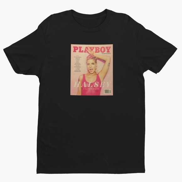 Halsey playboy black shirt - Picture 1 of 1